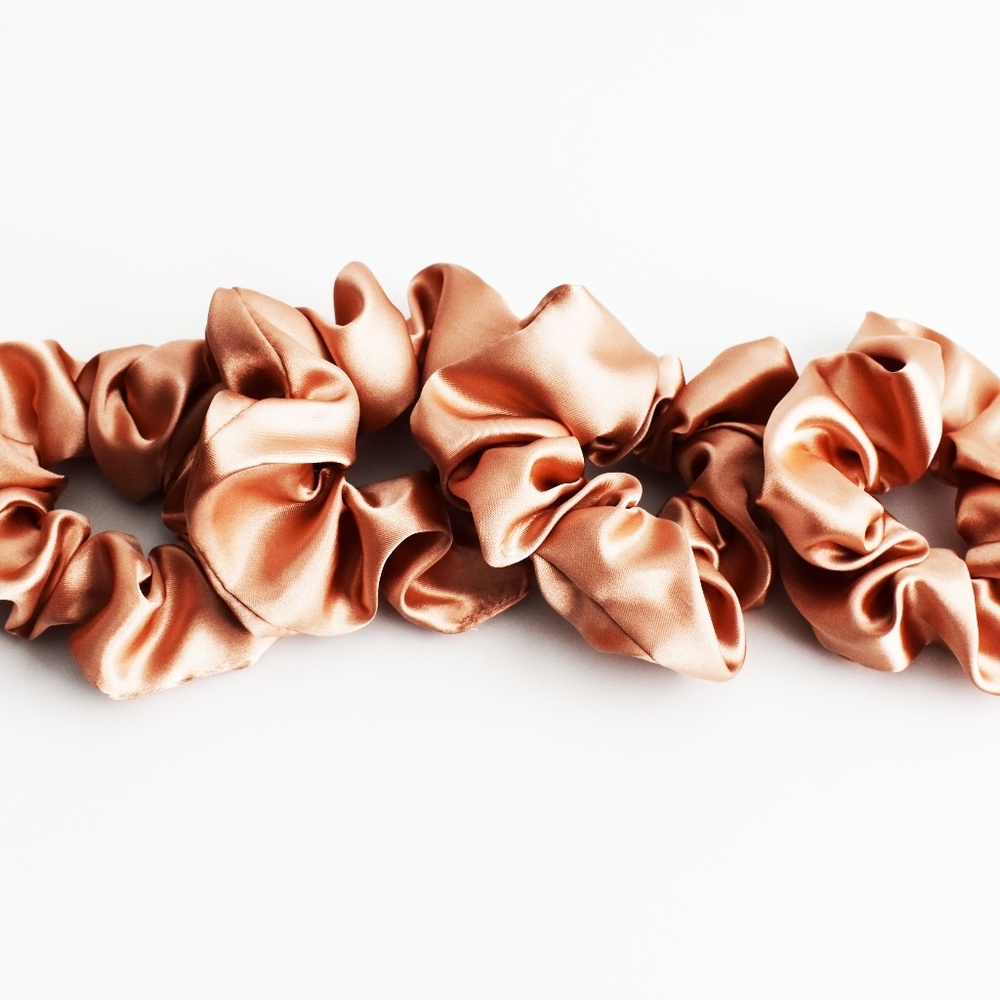 ROSE GOLD Designer Boutique Scrunchie